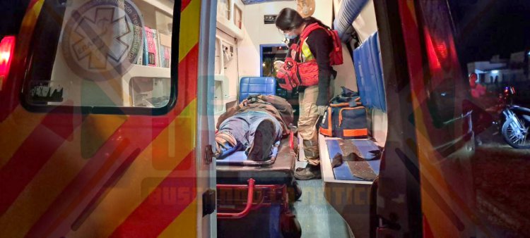 LESIONAN A MOTOCICLISTA A LA ALTURA DE LA HIELERA EL PERICO