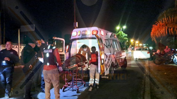 LESIONAN A MOTOCICLISTA A LA ALTURA DE LA HIELERA EL PERICO