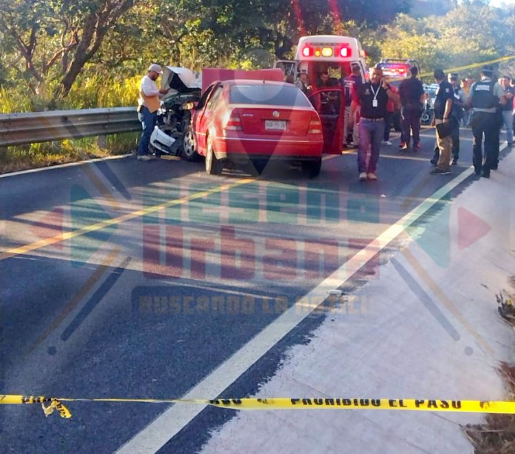 TRAGEDIA EN LA CARRETERA 200 TPC-PTO VALLARTA, MUEREN PAPA E HIJO 