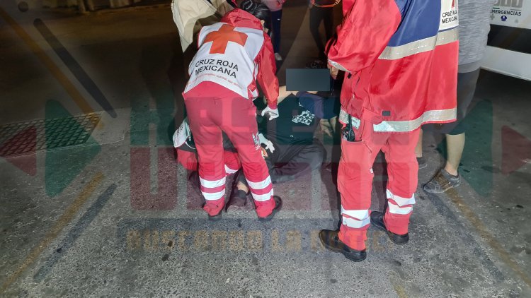 MENOR DE EDAD RESULTA LESIONADO EN MOTOCICLETA EN LA MENCHACA