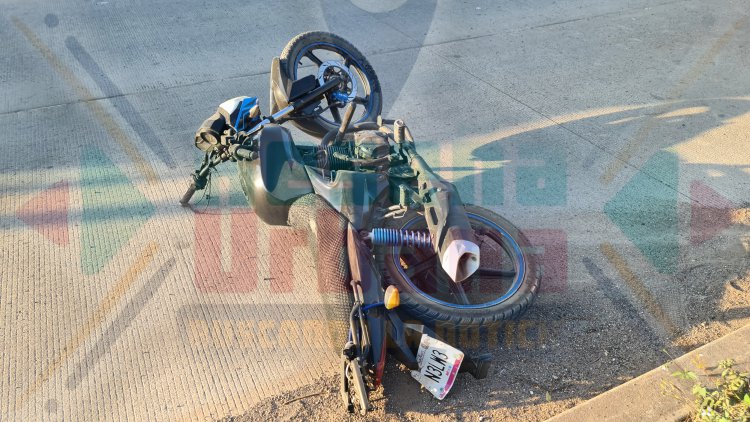 MUERE JOVEN MOTOCICLISTA EN ACCIDENTE EN BOULEVARD BELLAVISTA DE TEPIC