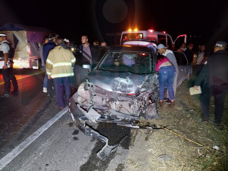 FUERTE ACCIDENTE DEJA 5 LESIONADOS EN LA CARRETERA 15 TPC-GDL