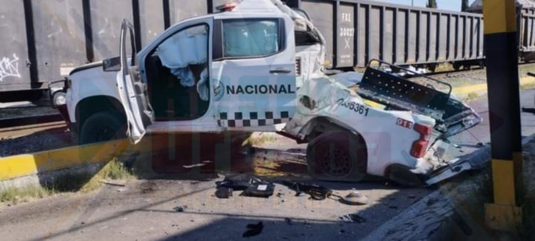 TRÁGEDIA EN LA GUARDIA NACIONAL: 2 ELEMENTOS FALLECIERON AL SER IMPACTADOS POR EL TREN