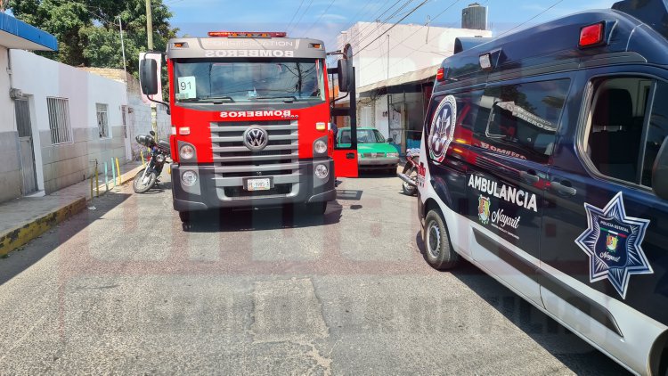 MUJER PRENSADA EN FUERTE ACCIDENTE EN LA COL MOCTEZUMA