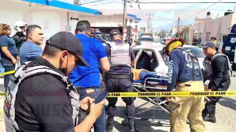 MUJER PRENSADA EN FUERTE ACCIDENTE EN LA COL MOCTEZUMA