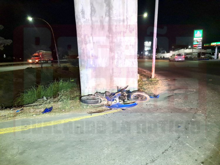 HACEN TRANSFORMES A MOTOCICLETA TRAS ACCIDENTE