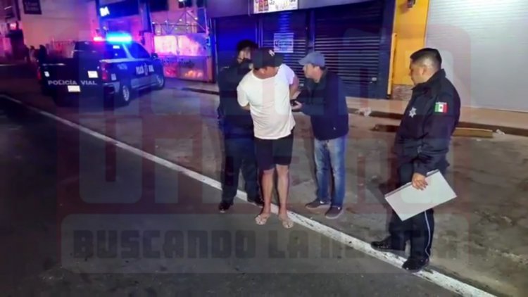 EBRIO ARROLLA A POLICIAS VIALES DOLOSAMENTE