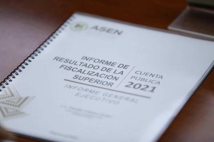 Recibe la 33 Legislatura informe de fiscalización de la Cuenta Pública 2021