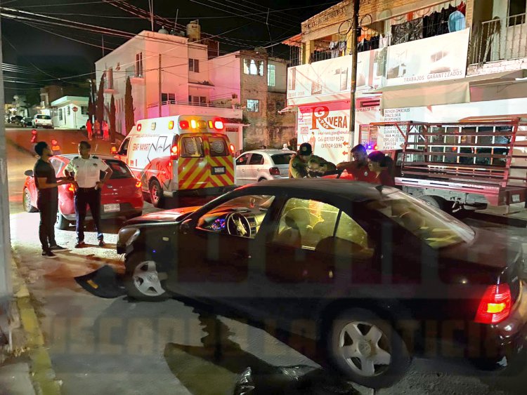 FUERTE ACCIDENTE DEJA A JOVEN EMBARAZADA LESIONADA