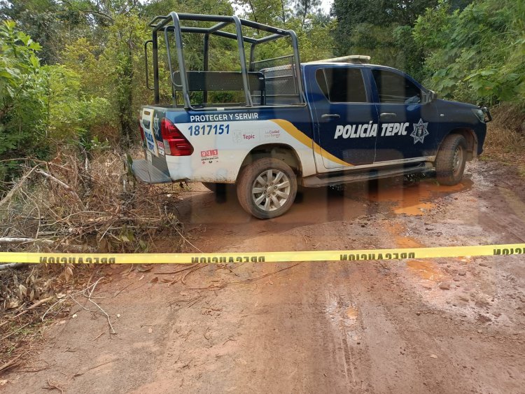 CON HUELLAS DE TORTURA, ASESINAN A UNA PERSONA EN EL MPIO DE TEPIC