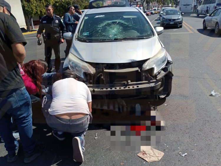 MOTOCICLISTA TERMINA CON LESIÓN GRAVE EN SU PIE DERECHO