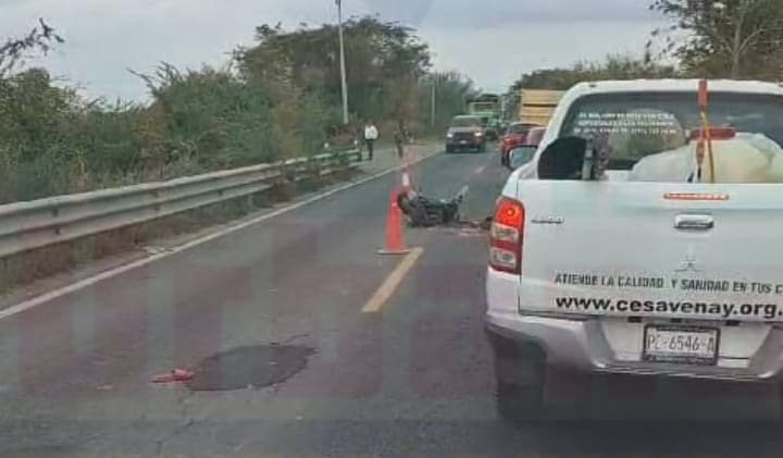 BRUTALMENTE ATROPELLADO EN LA FEDERAL 15