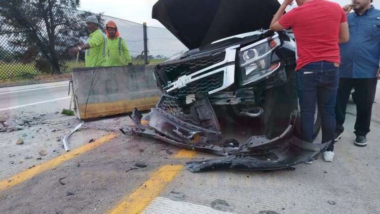 SUBURBAN LE AVIENTA BLOQUE A CAMIONETA EN LA PISTA GDL-TPC