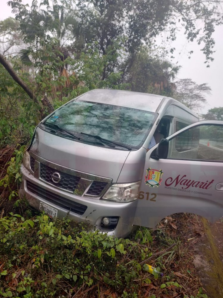 SE IMPACTA CONTRA LOS ÁRBOLES EN LA PISTA TPC-MZT