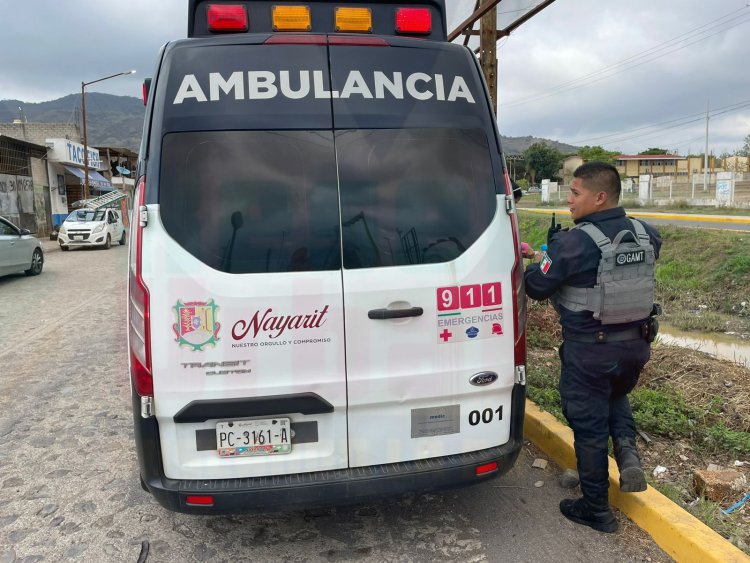 MENOR EN MOTOCICLISTA RESULTA LESIONADO