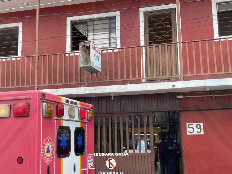 ENCUENTRAN EN POSADA DEL CENTRO A MASCULINO SIN VIDA