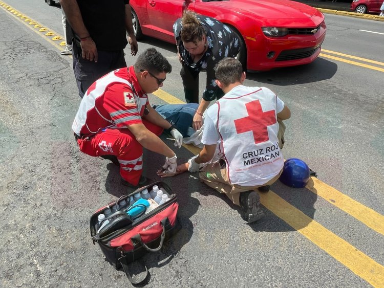 DERRAPA FEMENINA EN LA AV INSURGENTES