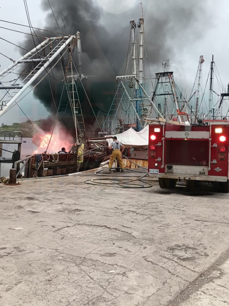 SIN VIDA MASCULINO EN EXPLOSION DE BARCO PESQUERO