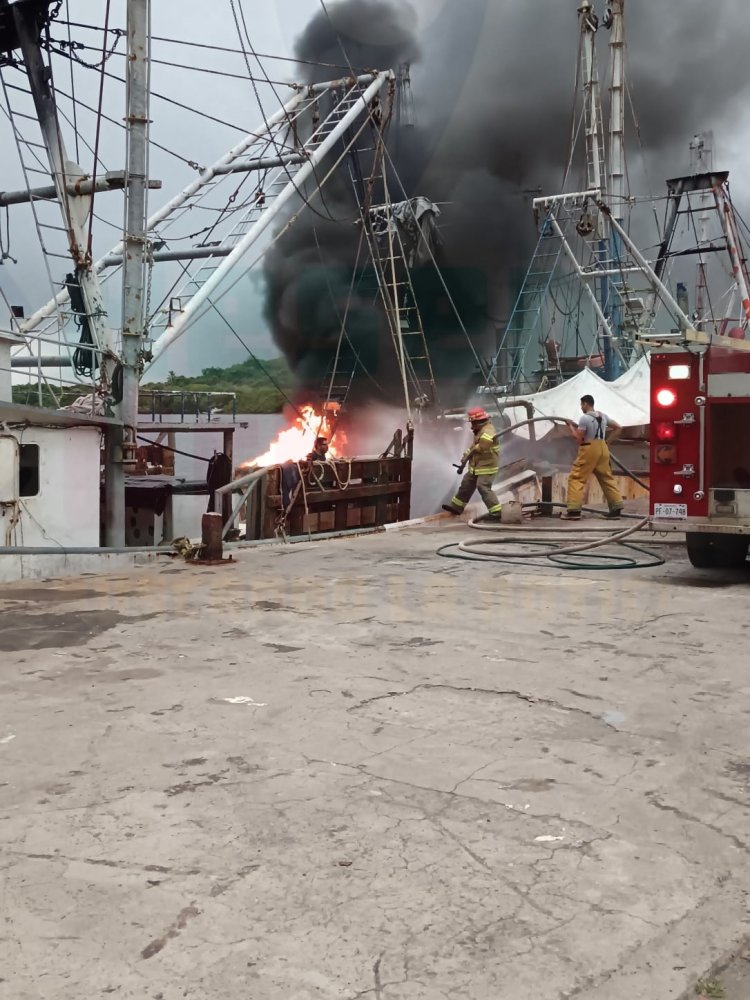 SIN VIDA MASCULINO EN EXPLOSION DE BARCO PESQUERO