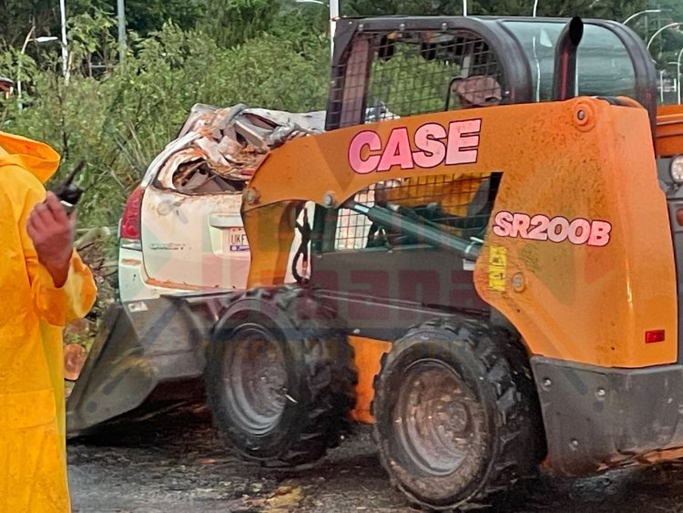 LESIONADO EN EL LIBRAMIENTO AL CAER ÁRBOL