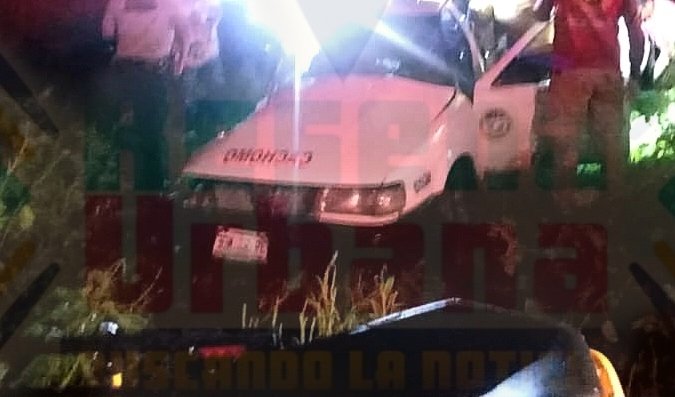 FATAL ACCIDENTE DEJA UN TAXISTA SIN VIDA