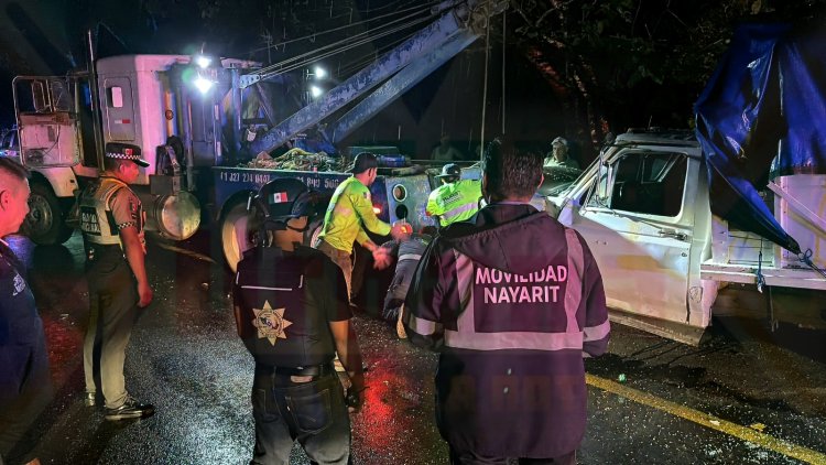 PRENSADO EN ACCIDENTE EN LA FEDERAL 200