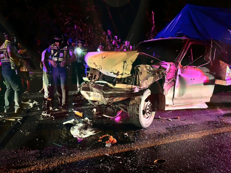 PRENSADO EN ACCIDENTE EN LA FEDERAL 200