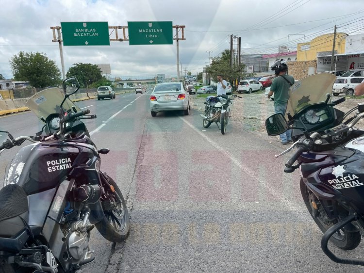 MOTOCICLISTA LESIONADO EN LA FEDERAL 15 D