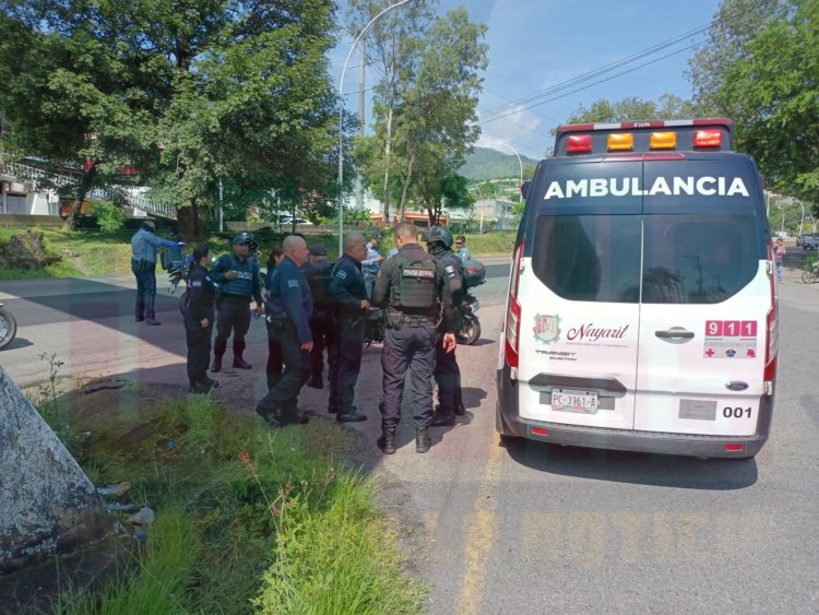 DESPUÉS DE DISCUTIR CON UNA MUJER, CAE DEL PUENTE PEATONAL DE LAS BANDERAS