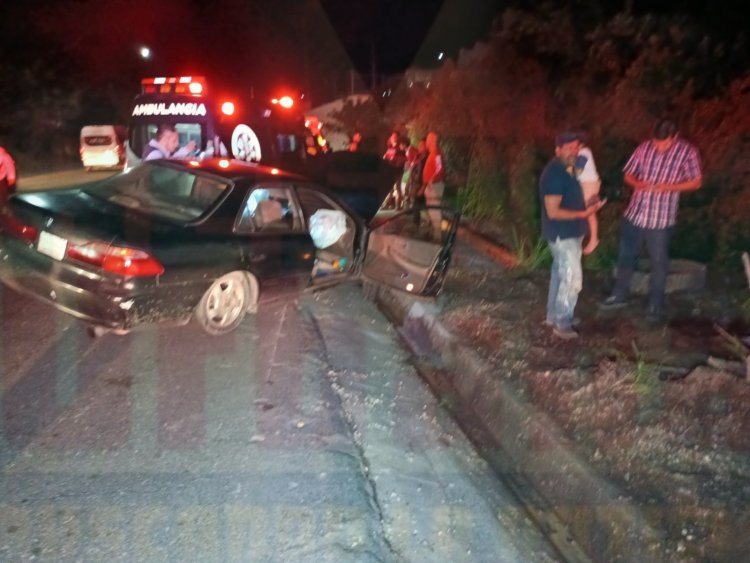 ACCIDENTE EN EL LIBRAMIENTO DEJA A UNA PERSONA LESIONADA