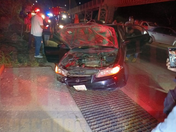 ACCIDENTE EN EL LIBRAMIENTO DEJA A UNA PERSONA LESIONADA