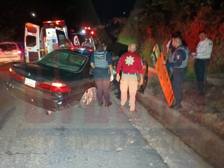 ACCIDENTE EN EL LIBRAMIENTO DEJA A UNA PERSONA LESIONADA